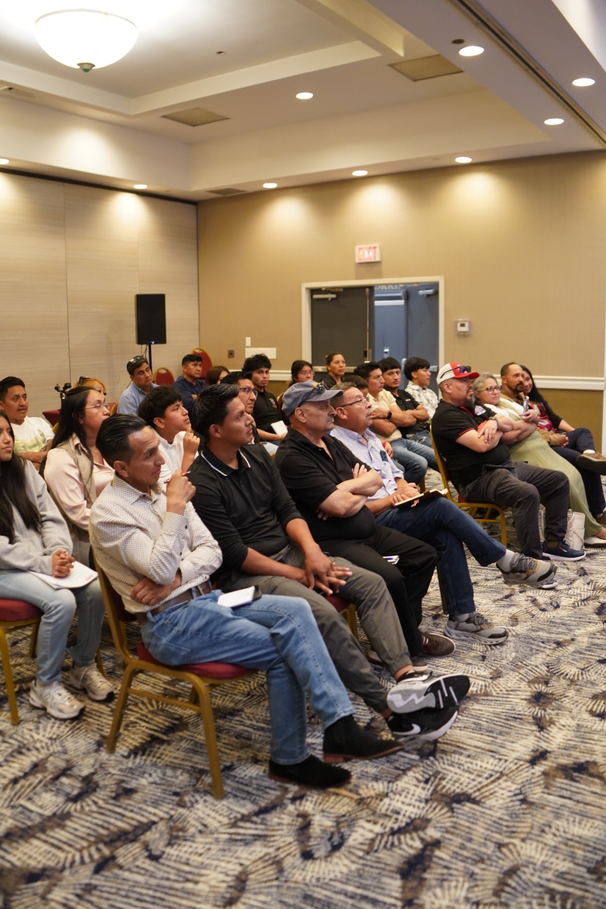 Attentive audience during the Insurance Contractor Tour session